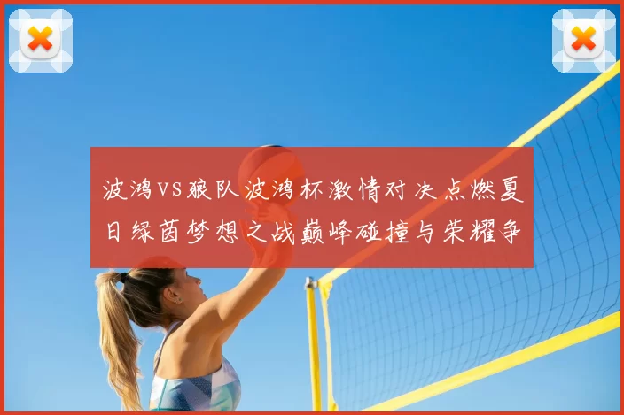 波鸿vs狼队波鸿杯激情对决点燃夏日绿茵梦想之战巅峰碰撞与荣耀争锋