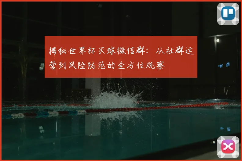 揭秘世界杯买球微信群：从社群运营到风险防范的全方位观察