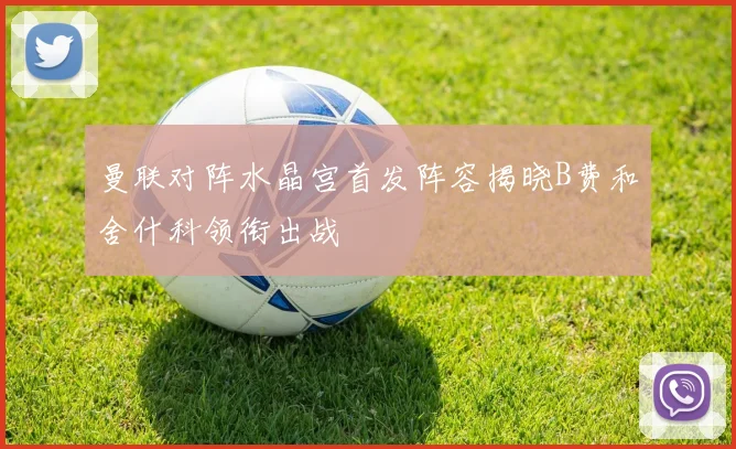 曼联对阵水晶宫首发阵容揭晓B费和舍什科领衔出战